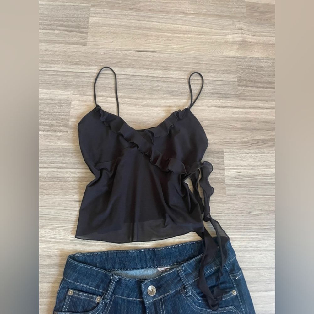 Zara Black Tank Top, S